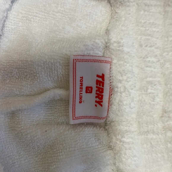 TERRY white shorts size S - Picture 4 of 4